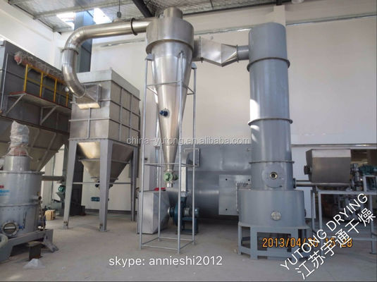 dessiccateurs industriels de lit fluide de jet instantané de la rotation 440V pour la biomasse thermolabile